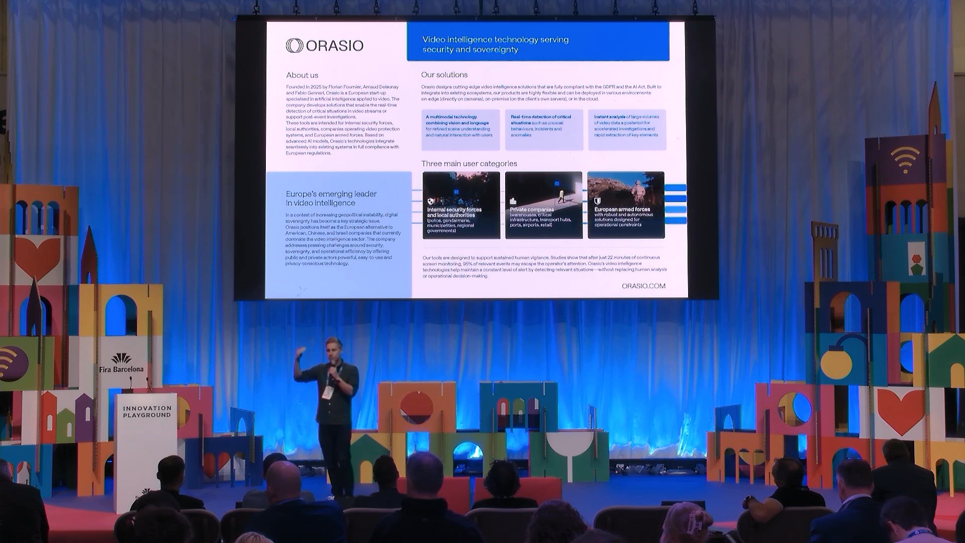 Startup Pitches: Intelligence, Security & Inmersive Tech