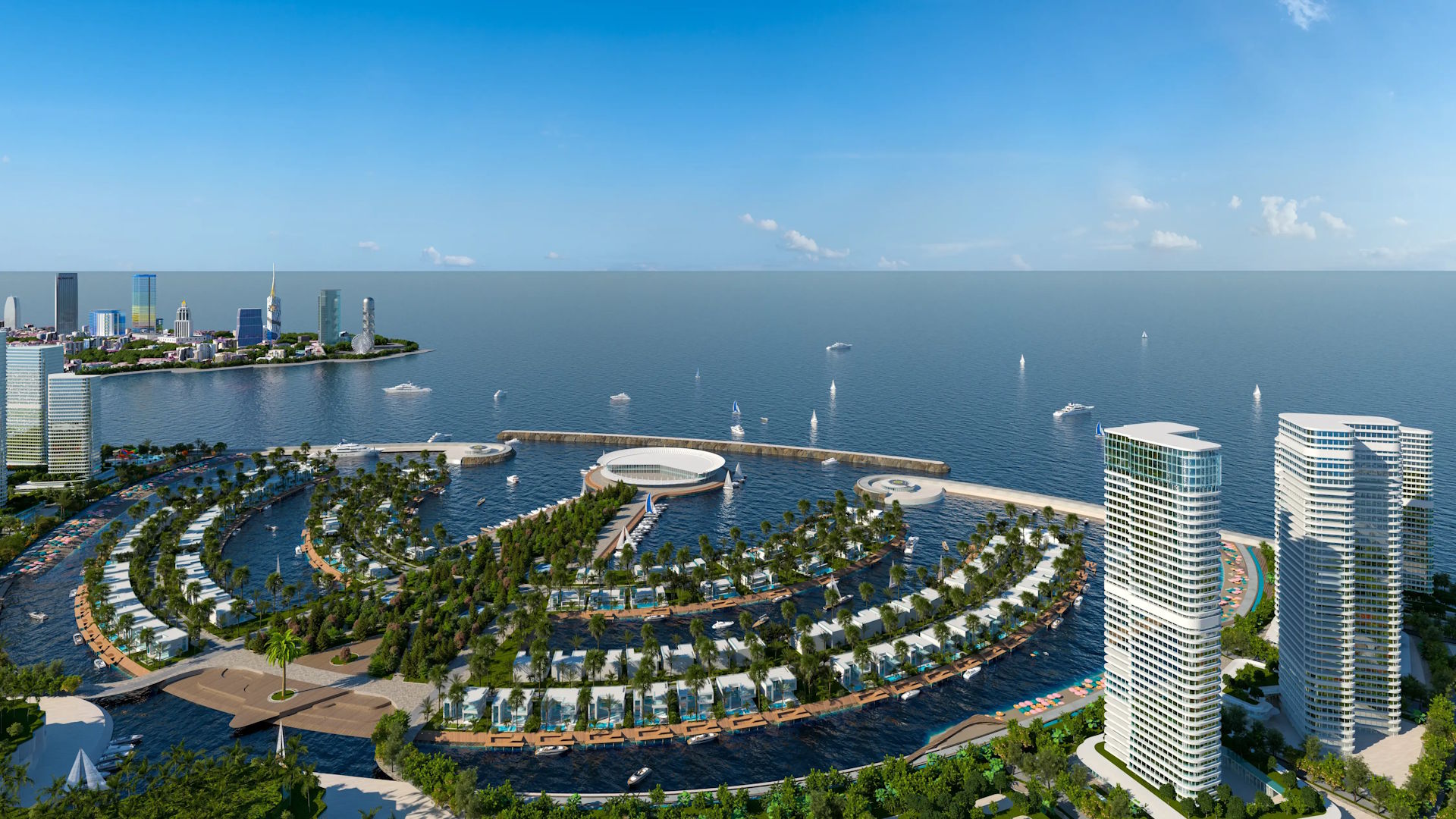 An artificial, smart island:  Ambassadori Island Batumi in Georgia is making headway