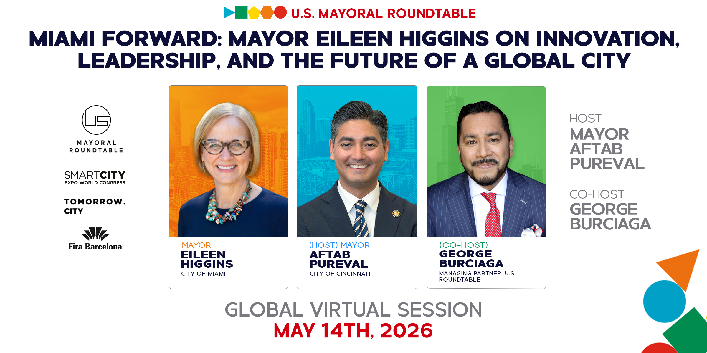 U.S. MAYORAL ROUNDTABLE #13 | Miami Forward: Mayor Eileen Higgins on Innovation, Leadership, and the Future of a Global City